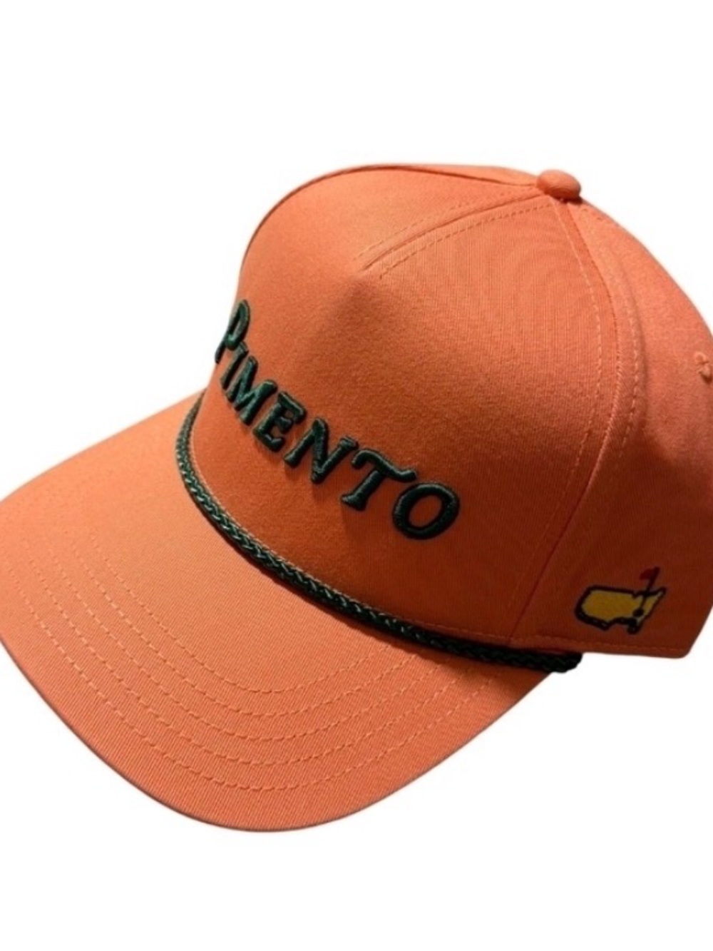 The 2026 Masters Augusta National Golf Club Official Pimento Rope-Trim Hat - NWT - Picture 2 of 3